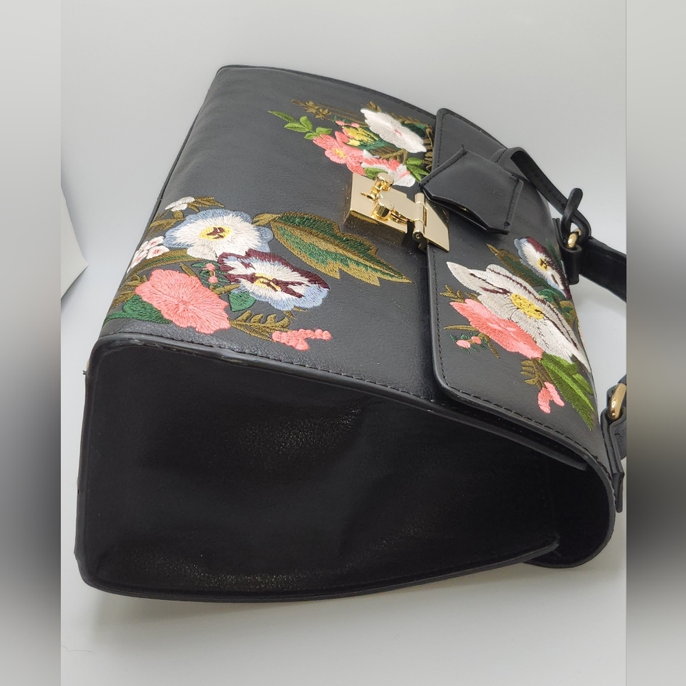 Mango Pretty flower handbag - Picture 9 of 15